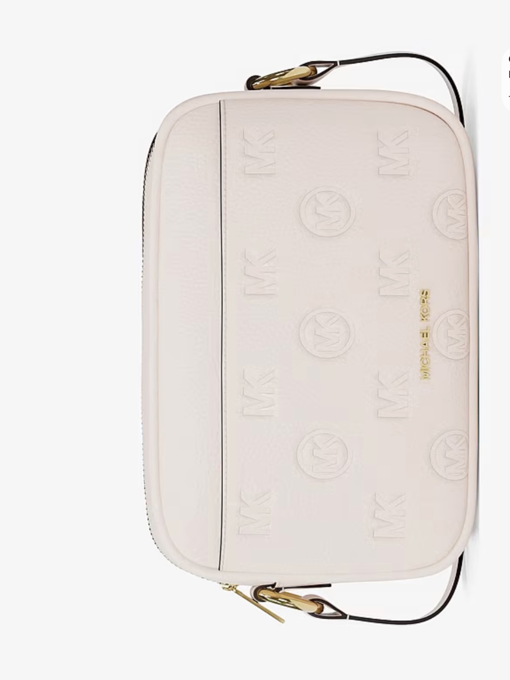 Michael Kors Jet Set Travel Lg Logo Debossed EW Camera Crossbody
Lt Cream 
NWT